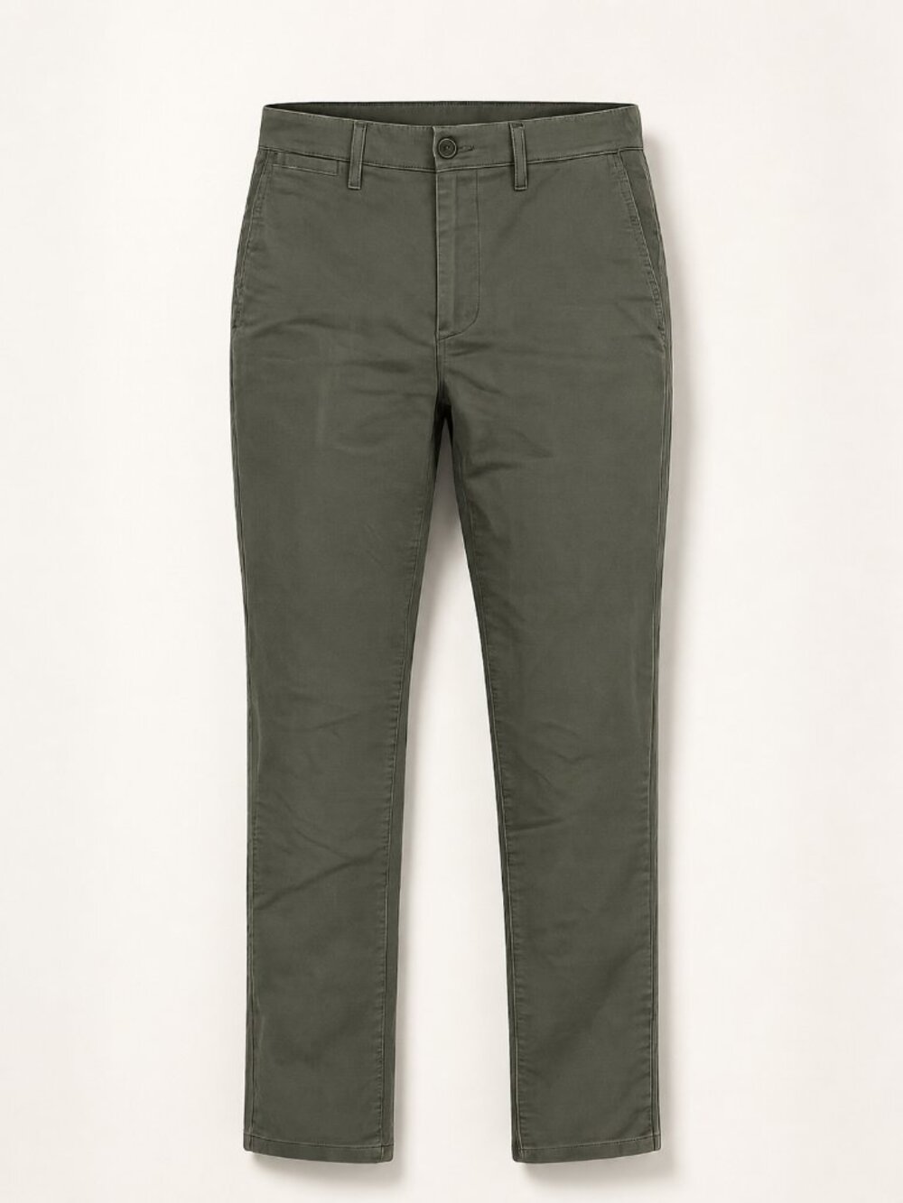 Goodfellow Hennepin Chino Pants Men's 30x29 Olive Green Slim Fit Stretch Casual